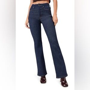 Good American Dark Blue Flare Jeans
